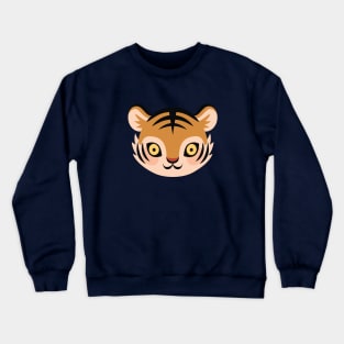 Cute tiger face Crewneck Sweatshirt